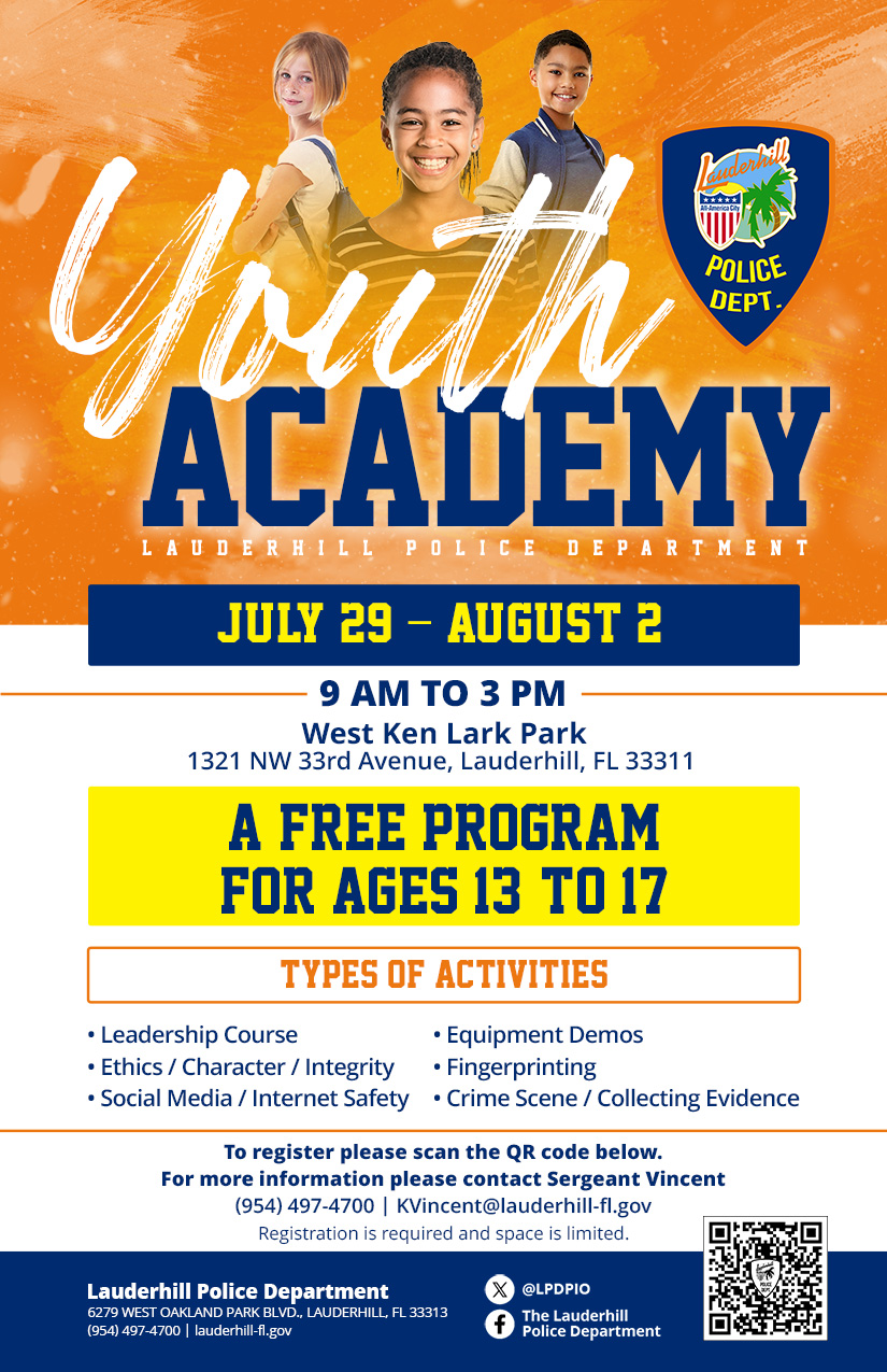 PD Youth Academy | Calendar | Lauderhill Performing Arts Center