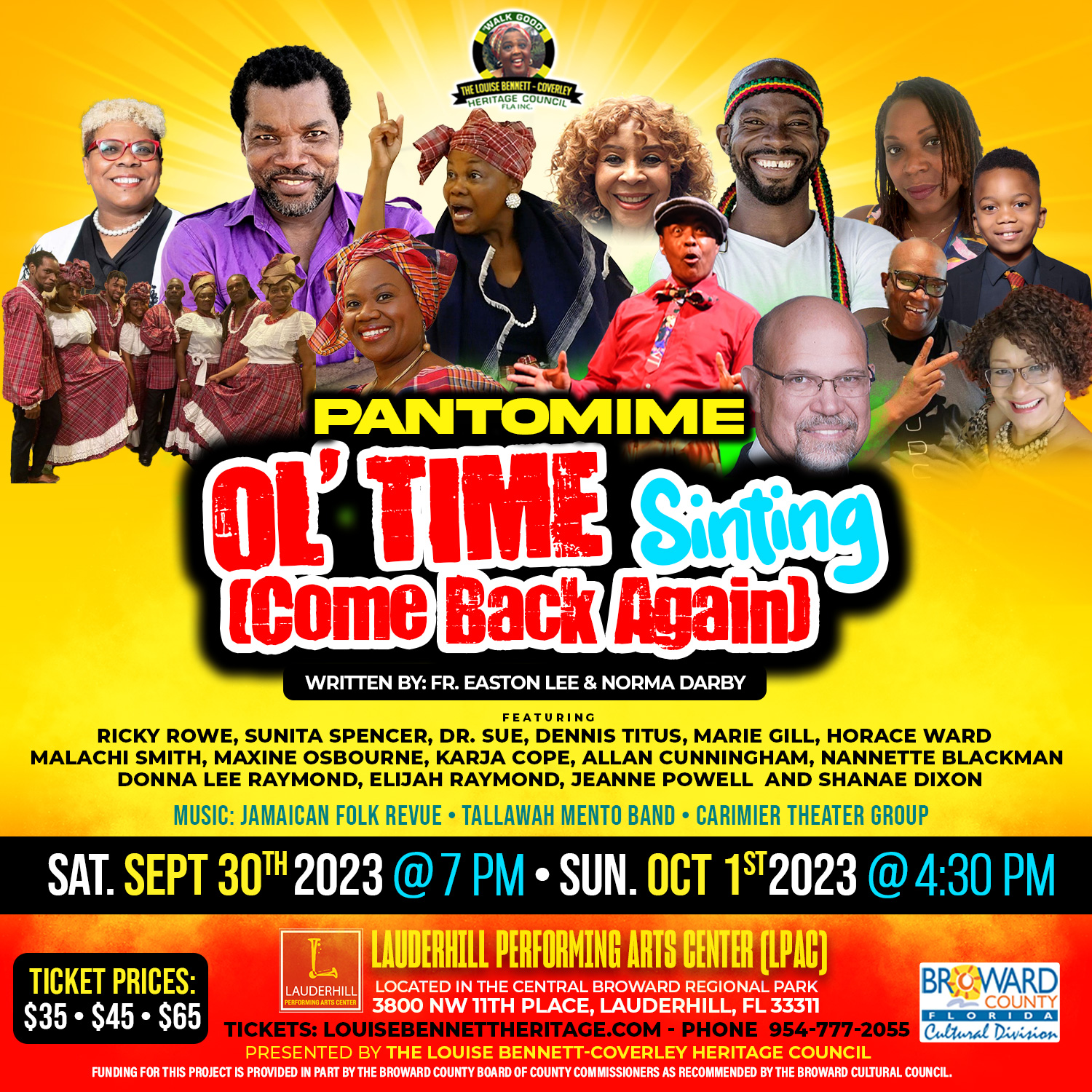 Ol Time Sinting Pantomime at LPAC