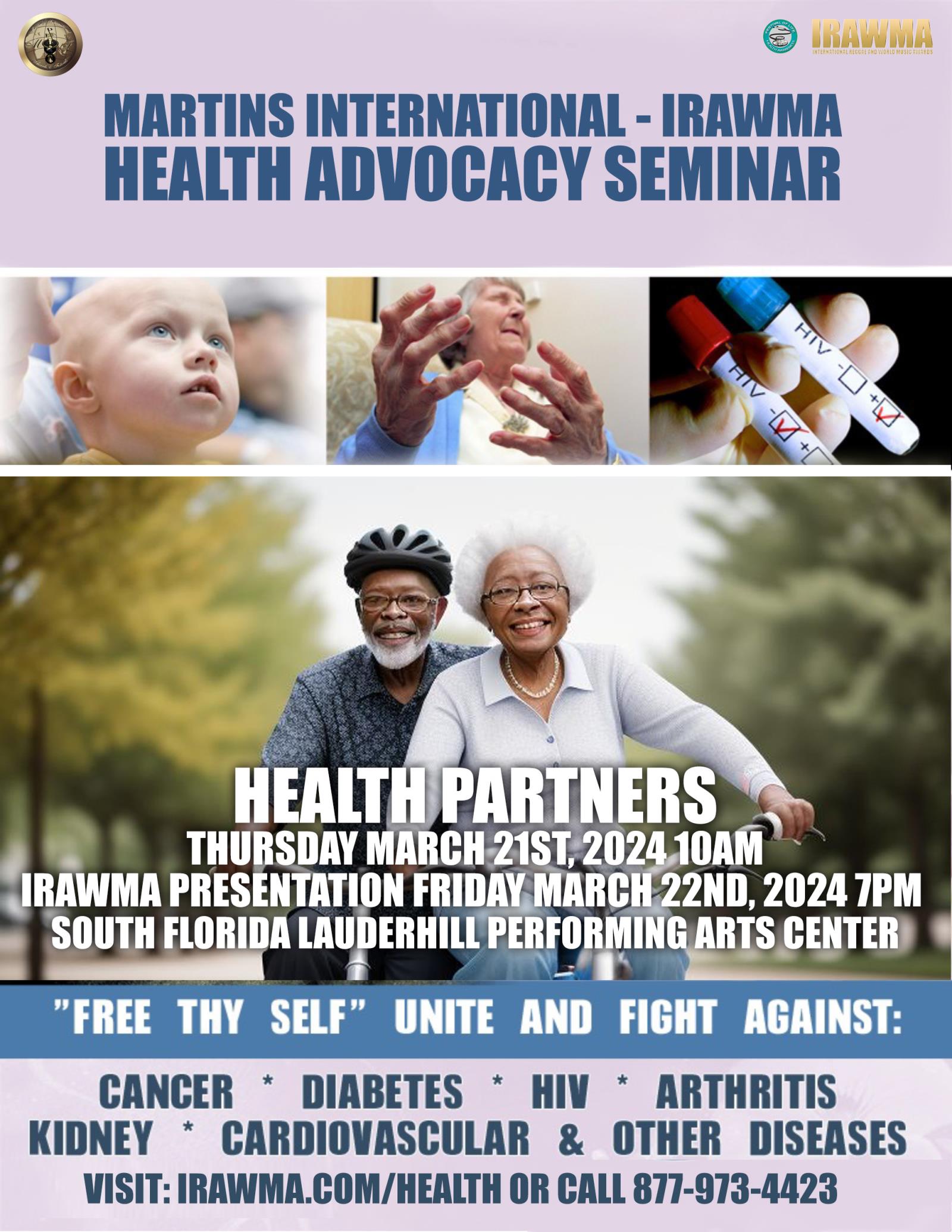 IRAWMA Health-Advocacy Seminar at lpac March 21st - 2024